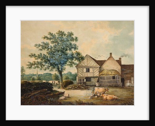 Farmyard near Aston Hall by Joseph Wright