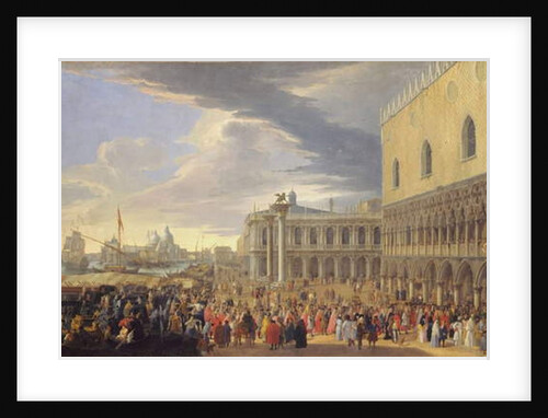 The Arrival of the Earl of Manchester in Venice, 1707-10 by Luca Carlevaris