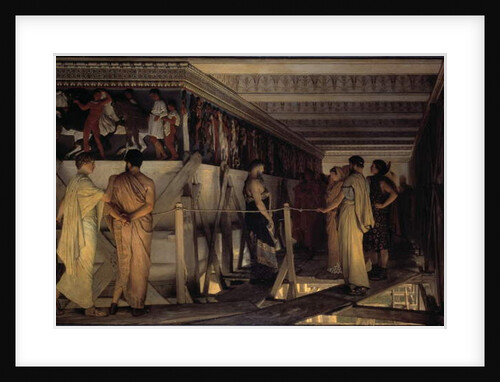 Pheidias and the Frieze of the Parthenon, 1868 by Lawrence Alma-Tadema
