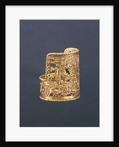 Puebla-style ring by Mixtec Mixtec