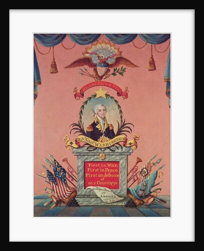 In Praise of George Washington by American School