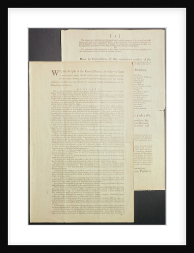 The United States Constitution, 1787 by American School