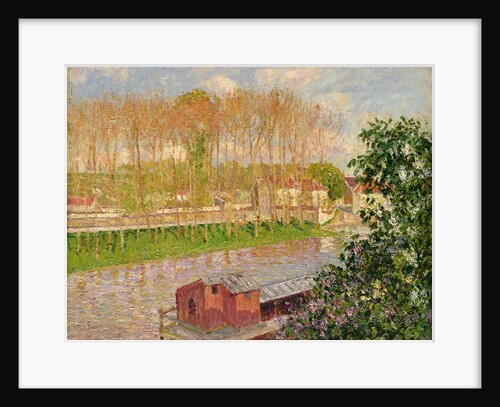 Sunset at Moret-sur-Loing, 1901 by Camille Pissarro