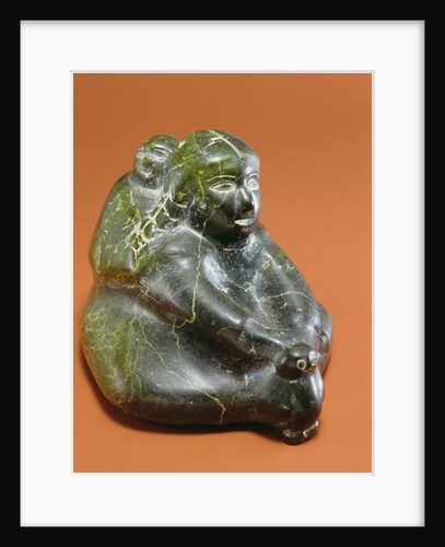 Mother and Child by School Inuit