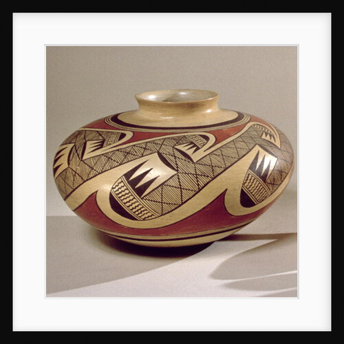 Hopi 'Bullware' jar, from Arizona by School American