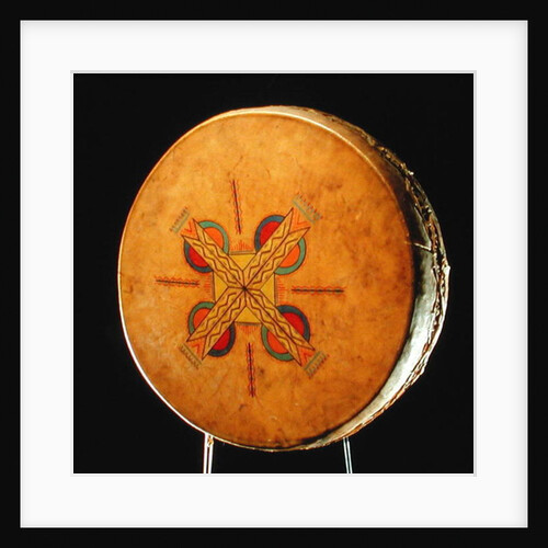 Osage drum by School American