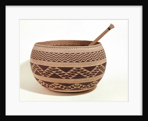 South Western Native American cooking basket by American School