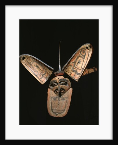 Kwakiutl transformation mask by American School