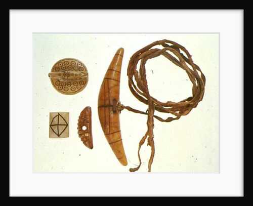 Inuit fishing equipment by School Inuit