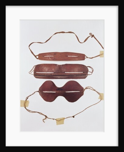 Inuit sun/snow 'glasses' by Inuit School