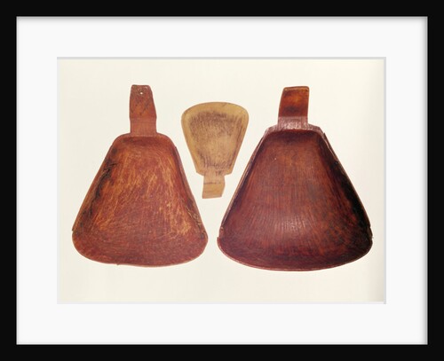 Scoops for serving food, from Northwest American coast, probably 15th Century by School American
