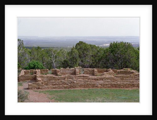 Remains of Pueblo Indian dwellings, built 11th-14th century by Anonymous