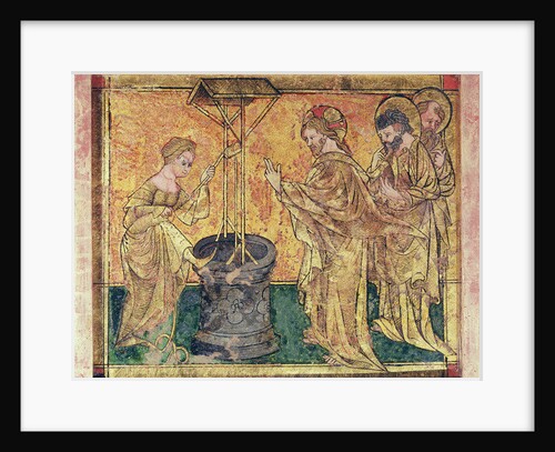 Christ and the Woman of Samaria at the Well by German School