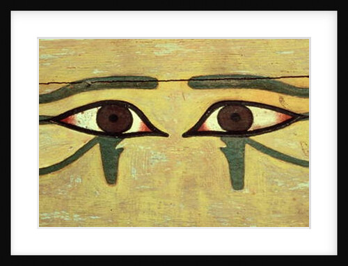 Udjat Eyes on a Coffin, Middle Kingdom by Egyptian 12th Dynasty