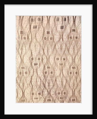 Sheer cloth with jaguar faces, Paracas tribe by Pre-Columbian Pre-Columbian