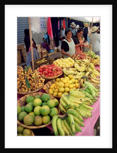 Fruit and vegetable stall by Anonymous