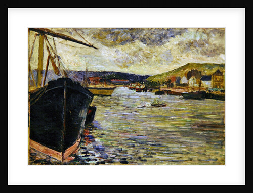 Port at Rouen by Paul Gauguin