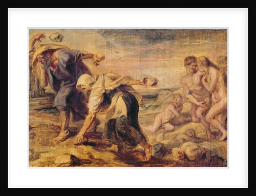 Deucalion and Pyrrha Repeople the World by Throwing Stones Behind Them, c.1636 by Peter Paul Rubens