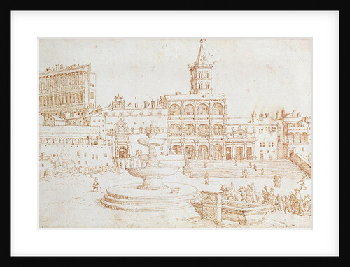 Old St. Peter's by Maerten van Heemskerck