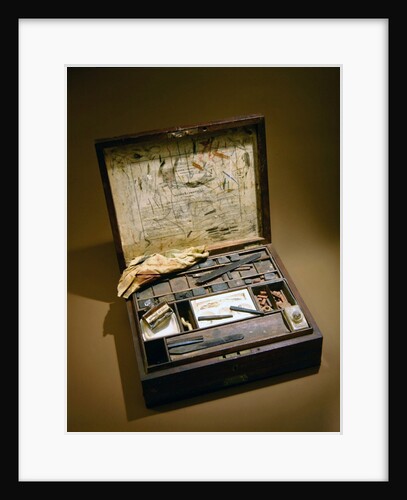 Paintbox of John James Audubon by American School