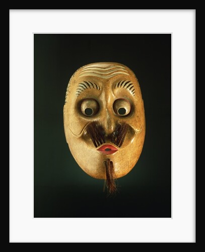 Comical Mask, Noh Theatre by Japanese School