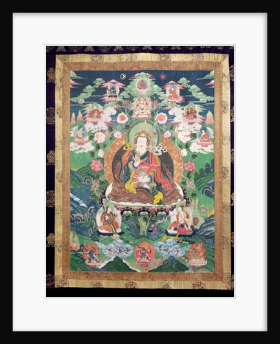 Tanka of Padmasambhava, c.749 AD by School Tibetan