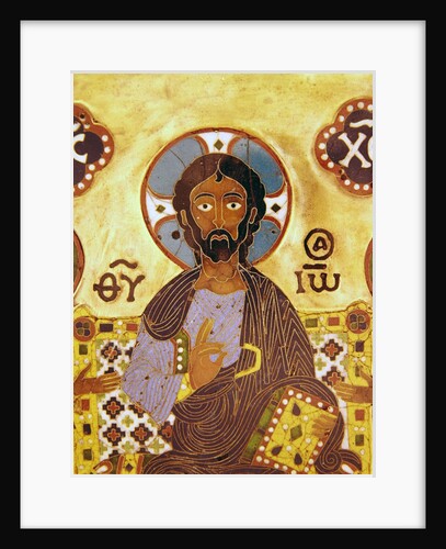 Christ Enthroned by School Russian