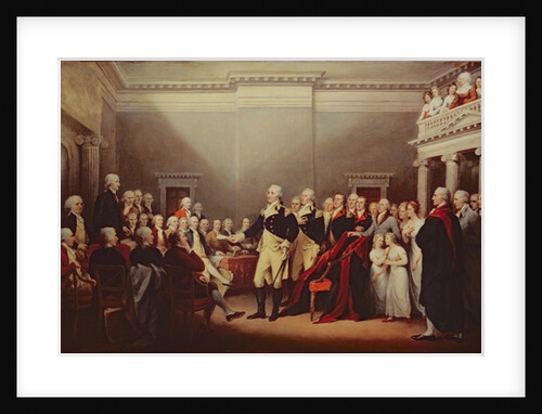 The Resignation of George Washington on 23rd December 1783, c.1822 by John Trumbull