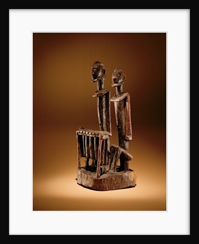 Figures with xylophone by Culture Dogon