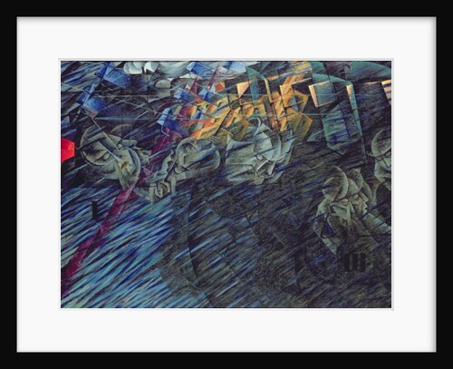 States of Mind: Those Who Go, 1911 by Umberto Boccioni