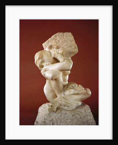 Caryatid with a stone, 1881-82 by Auguste Rodin