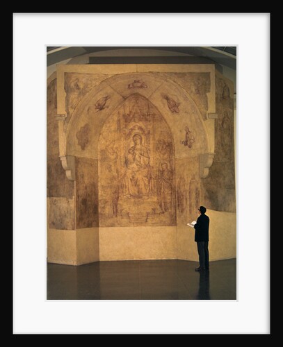 Madonna and Child Enthroned, drawing for a fresco by Paolo di Stefano Badaloni Schiavo