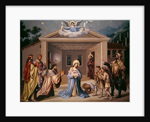 Nativity, early 19th century by American School