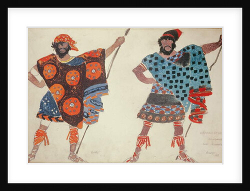 Pirate costume design for 'Daphnis and Chloe', 1913 by Leon Bakst