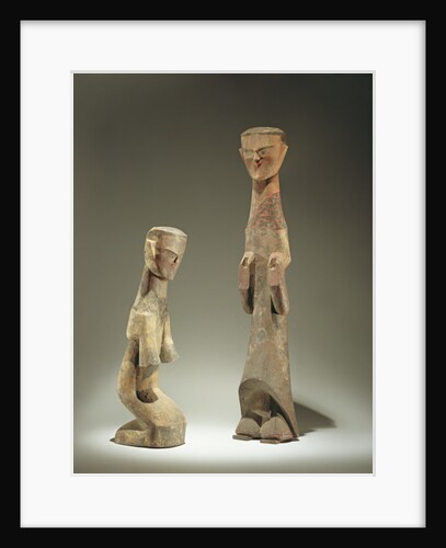 Two statuettes, late Zhou Dynasty 4th - 3rd century BC by School Chinese