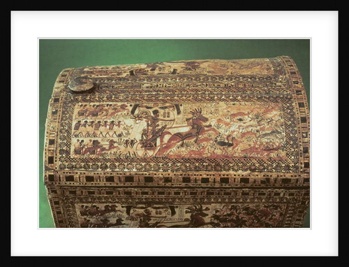 Detail of a Tutankhamun Chest, New Kingdom, c.1340 BC by Egyptian 18th Dynasty