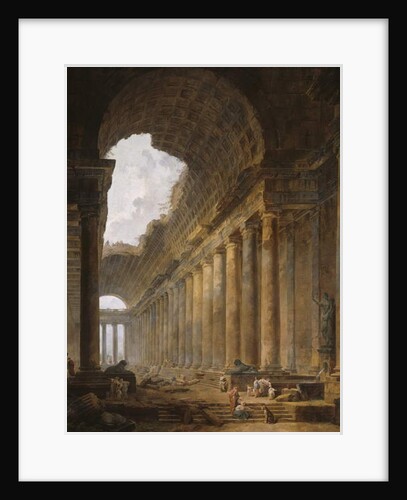 The Old Temple, 1787-88 by Hubert Robert