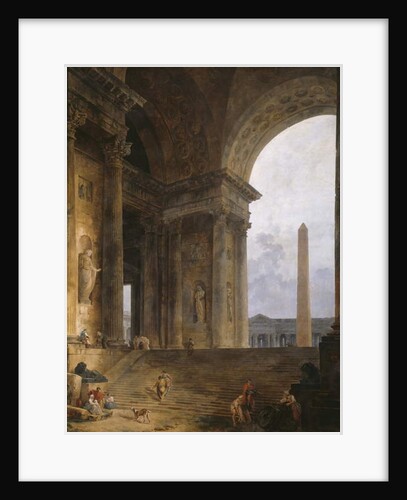 The Obelisk, 1787-88 by Hubert Robert