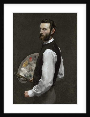 Self portrait, 1865-66 by Jean Frederic Bazille