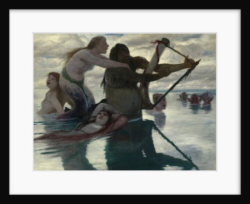 In the Sea, 1883 by Arnold Bocklin