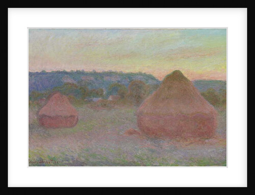 Stacks of Wheat, 1890-91 by Claude Monet