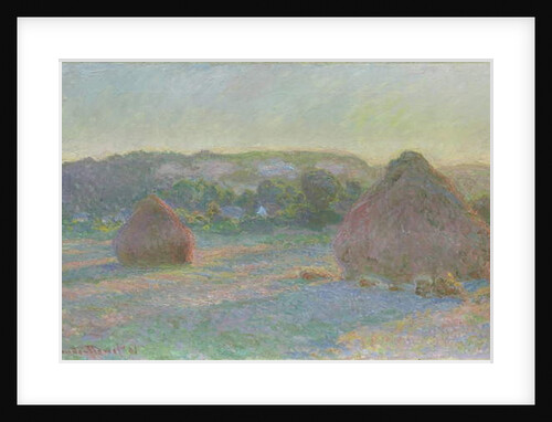 Stacks of Wheat, End of Summer, 1890-91 by Claude Monet