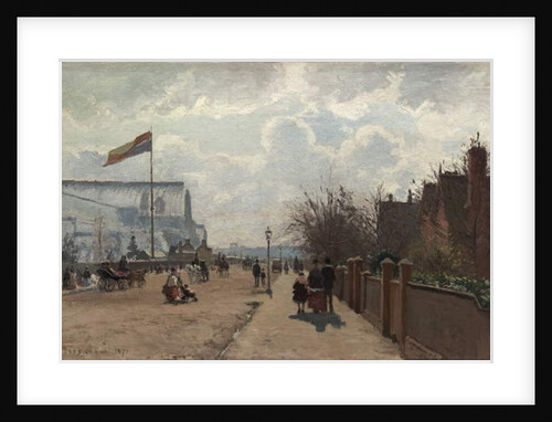 The Crystal Palace, 1871 by Camille Pissarro