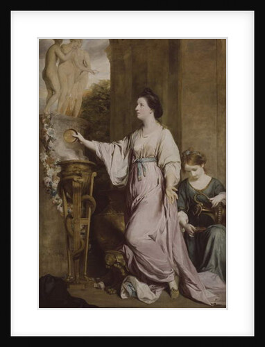 Lady Sarah Bunbury Sacrificing to the Graces, 1763-65 by Joshua Reynolds