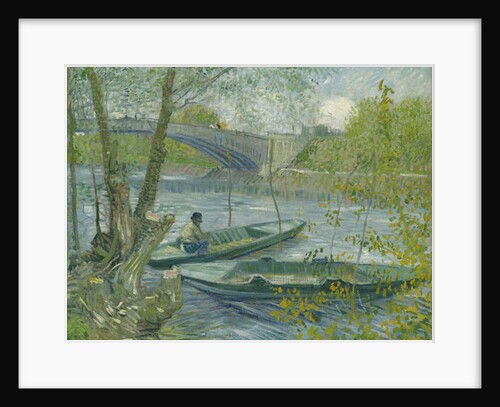 Fishing in Spring, the Pont de Clichy, 1887 by Vincent van Gogh