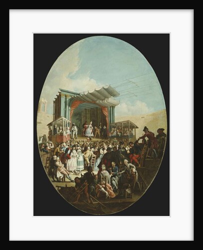 An Italian Comedy in Verona, 1772 by Marco Marcola