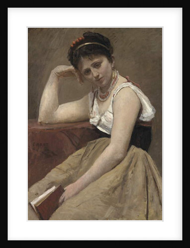 Interrupted Reading, c.1870 by Jean Baptiste Camille Corot