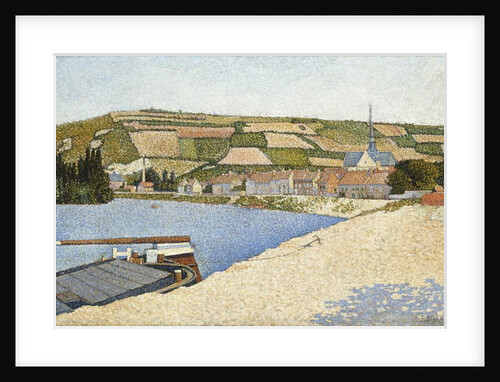 Les Andelys, Côte d'Aval, 1886 by Paul Signac