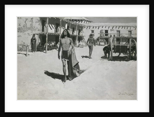 Nothing But Cheerful Looks Followed the Bat, c.1900 by Frederic Remington