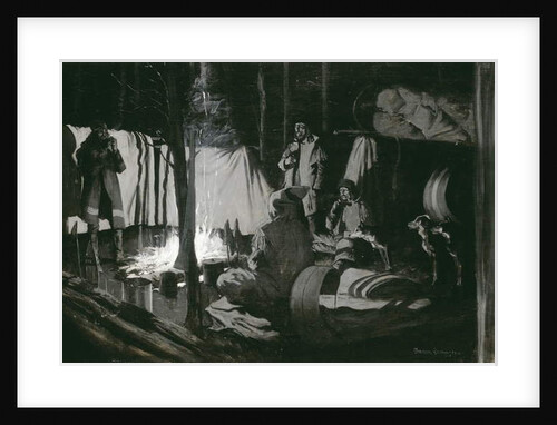 First and Best Camp of the Trip, 1895 by Frederic Remington